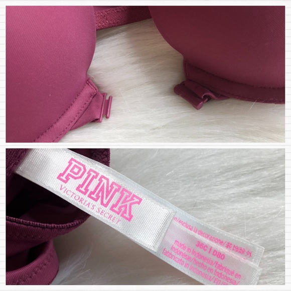 🏷SOLD PINK VICTORIA’S SECRET Berry Racerback Bra - Picture 8 of 8